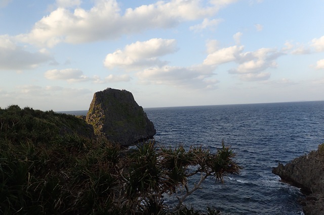 万座毛 沖縄正月旅行