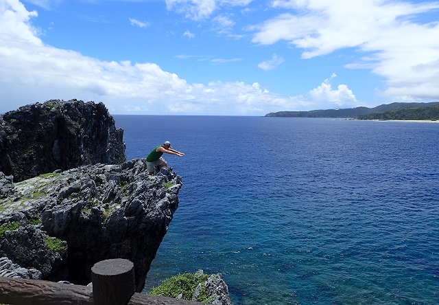 万座毛 沖縄正月旅行