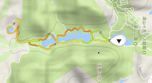 倉敷北部全山縦走大会 ブログ　コース