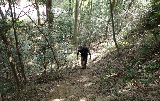 倉敷北部全山縦走大会 高鳥居山 八丈岩