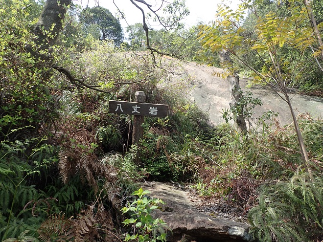 倉敷北部全山縦走大会 高鳥居山 八丈岩