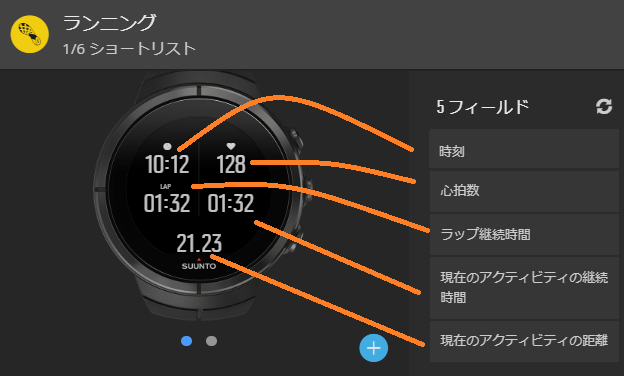 スントスパルタン 画面表示 変更