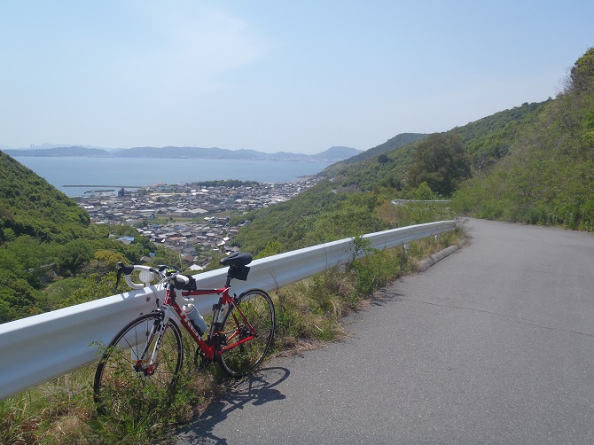 倉敷国際トライアスロン大会 バイクコース 高低差