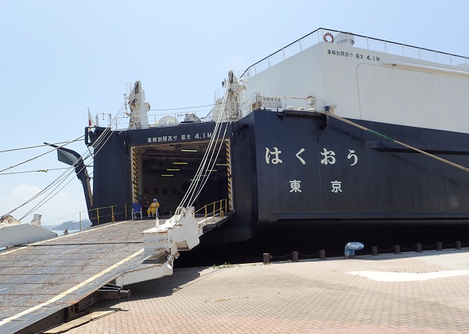 宇野港大型客船バース 写真