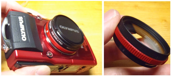 olympus tg4 レンズカバー