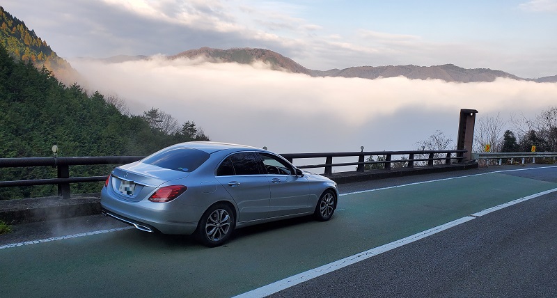 ベンツCクラス W205 高梁市 雲海