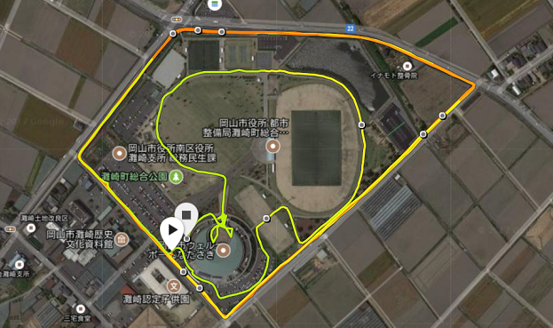 灘崎町総合運動公園 ランニング