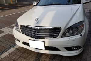 ベンツ 追突事故 画像