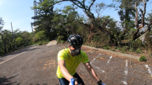ロードバイク自撮り
