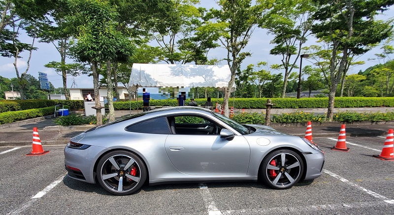 ポルシェ試乗会　吉備高原　ポルシェ911