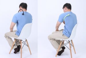 逆ストレッチ　僧帽筋