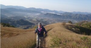 低山ハイキング　逆ストレッチ