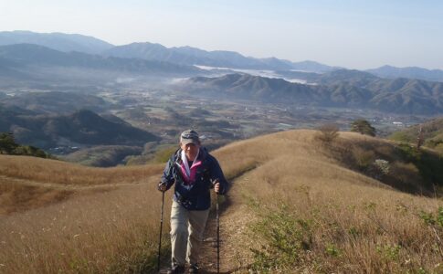 低山ハイキング　逆ストレッチ